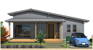 23.4坪 南玄関プラン 2LDK (土間リビング) 外観