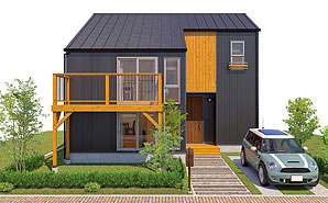 31.6坪 南玄関プラン 3LDK 外観