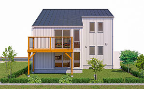 31.6坪 北玄関プラン 3LDK 外観