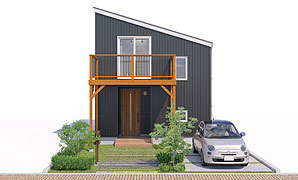 26.5坪 南玄関プラン 3LDK 外観