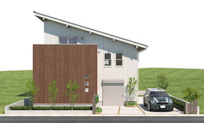 33坪 南玄関プラン 4LDK (バルコニー付き) 外観