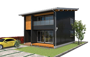 27.2坪 南玄関プラン 3LDK 外観