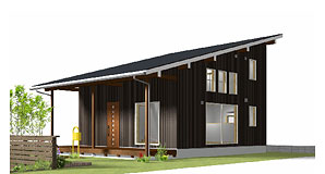 25.5坪 南玄関プラン 33坪 南玄関 外観